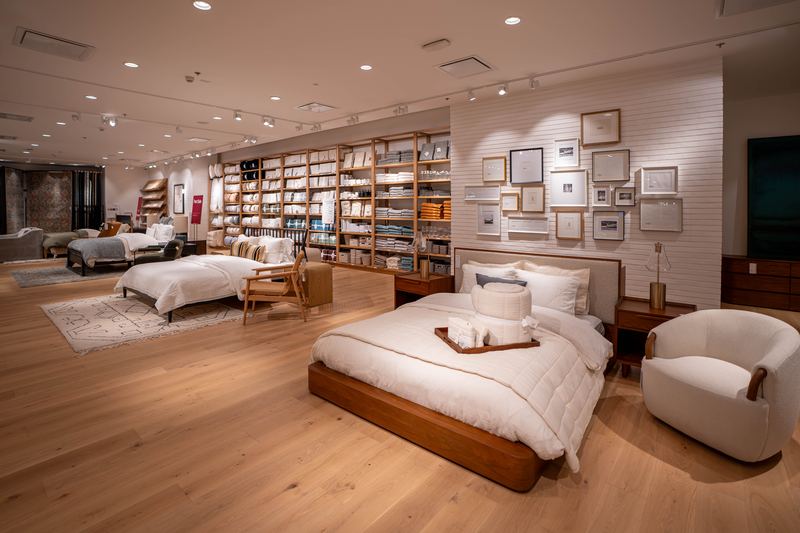 Bedroom in a furniture showroom